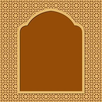 Arabic vector background Stock Illustration