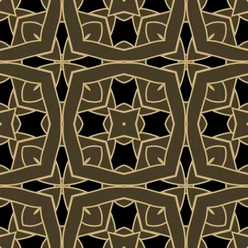 Arabic vector seamless pattern. Colorful ornamental lace background. Repeat Stockillustratie