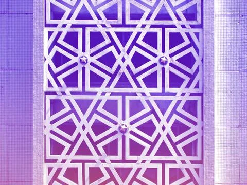 Arabic wall art pattern Stock Photos
