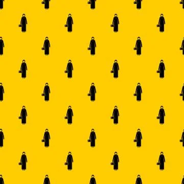 Arabic woman pattern vector 스톡 일러스트