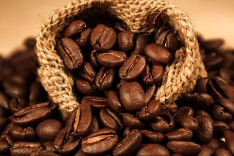 Arabica Coffee Beans 스톡 사진