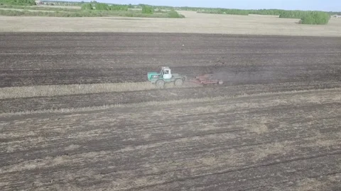 Arable land 004 Stock Footage 130436906