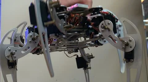 Arachnoid robot Video stock 10583735