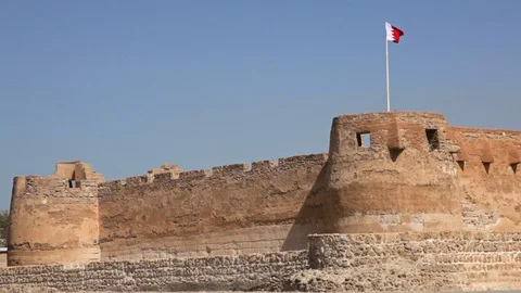 Arad Fort View, Bahrain Stock Footage 87362288
