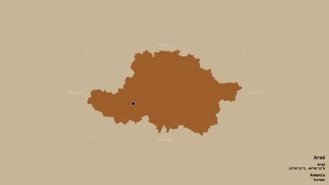 Arad - Romania. Bounding box. Pattern Stock Illustration
