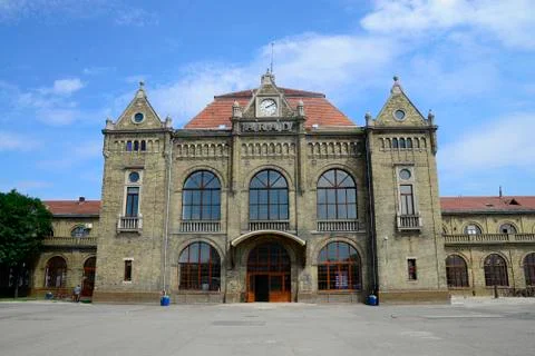 Arad train station Stock Photos