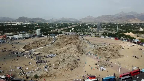 Arafat Mountain Stock Footage 86185204