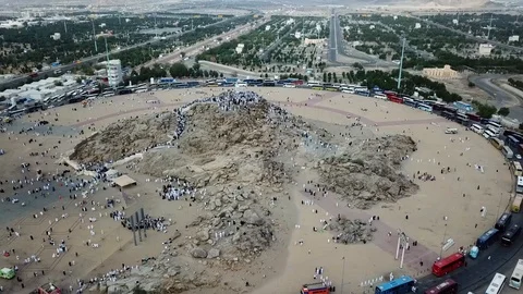 Arafat Mountain Stock Footage 86185208