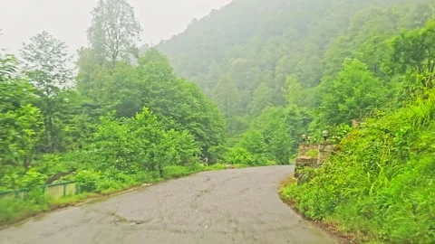 Araffe driving down a road in the. Stock-Footage 282787832