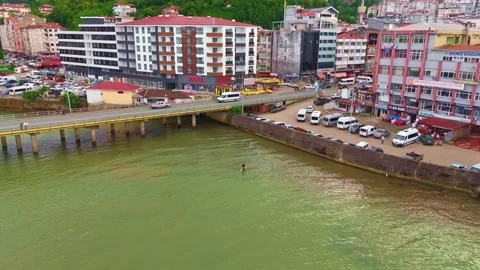 Araffes are parked on the side the. Vídeo Stock 284685168