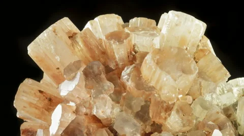 Aragonite mineral specimen Stock Footage 62337583
