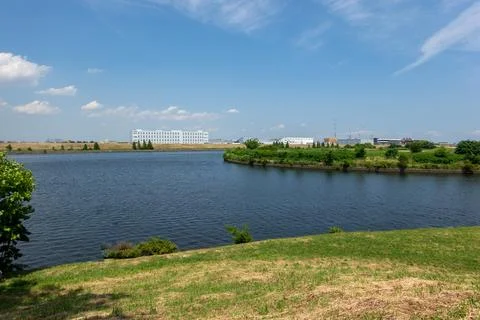 Arakawa riverbed Stock Photos