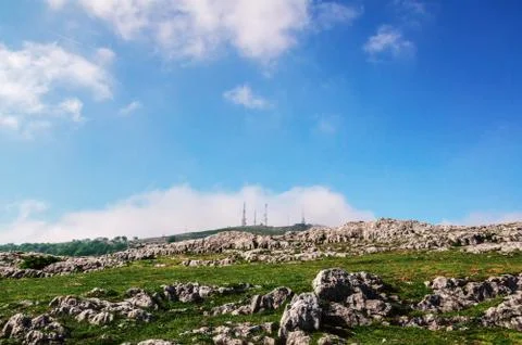 The Aralar Range, is a mountain range in the Stock Photos
