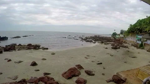 Arambol beach, Goa Stock Footage 62516861