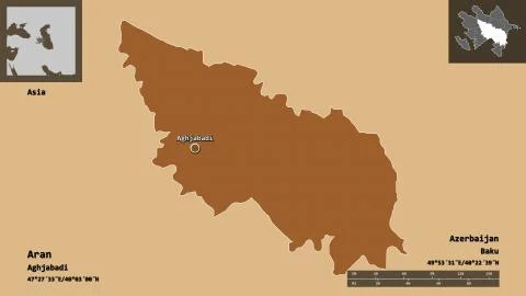 Aran, region of Azerbaijan. Previews. Pattern Stock Illustration