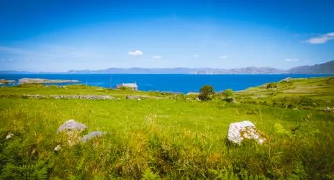 Aran_Islands_from_doolin Stock Photos