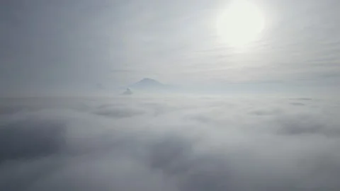 Ararat above the clouds 库存影片 229854165