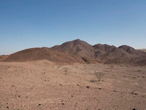 Arava desert Stock Photos