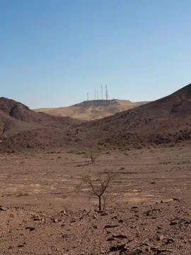 Arava desert Stock Photos