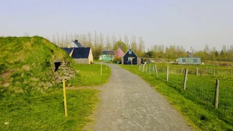 Arbaer open-air museum established in 1957 Stock-Footage 172451006