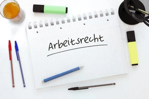 Arbeitsrecht Stock Illustration