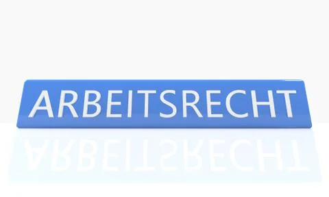 Arbeitsrecht Stock Illustration