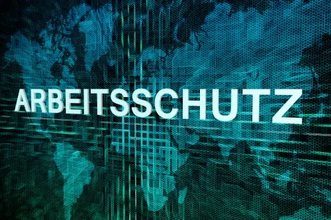 Arbeitsschutz Stock Illustration