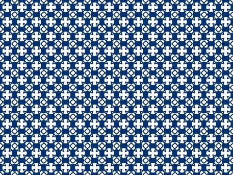 Arbitrary colored geometric figures on a seamless pattern Seamless color p... Stock Photos