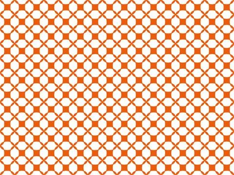 Arbitrary geometric shapes on a seamless pattern on a white background Sea... Stock Photos