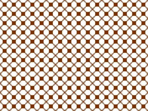 Arbitrary geometric shapes on a seamless pattern on a white background Sea... Stock Photos