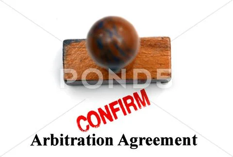 Arbitration agreement Stock Photos
