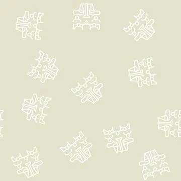 Arbitration law dictionary line seamless pattern Stock Illustration