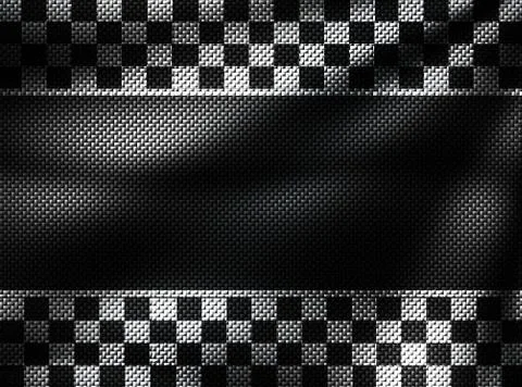 Arbon fiber background. checkered pattern. 3d illustration material design. Stock Illustration