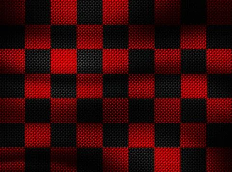 Arbon fiber background. checkered pattern. 3d illustration material design. Stock Illustration
