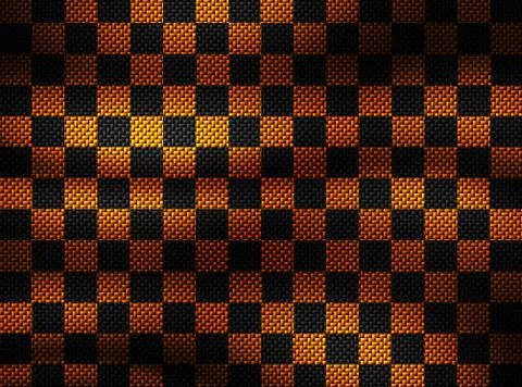 Arbon fiber background. checkered pattern. 3d illustration material design. Stock Illustration