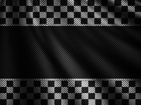 Arbon fiber background. checkered pattern. 3d illustration material design. Stock Illustration