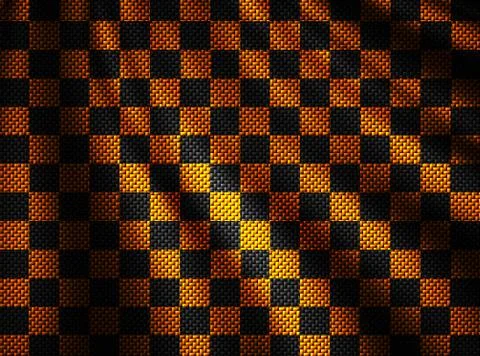 Arbon fiber background. checkered pattern. 3d illustration material design. Stock Illustration