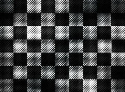 Arbon fiber background. checkered pattern. 3d illustration material design. Stock Illustration