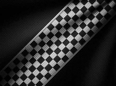 Arbon fiber background. checkered pattern. 3d illustration material design. Stock Illustration