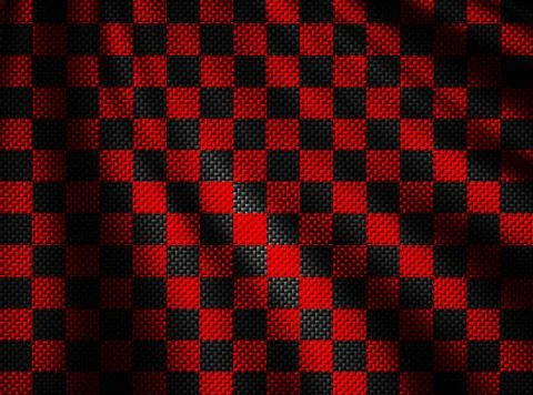 Arbon fiber background. checkered pattern. 3d illustration material design. Stock Illustration