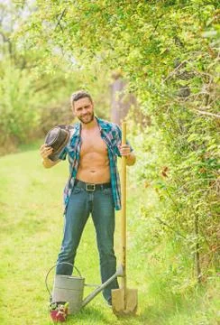 Arbor day. Planting trees. Commitment and responsibilities. Agriculture concept Foto stock