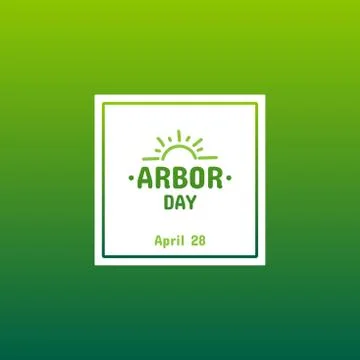 Arbor Day vector image Stock Illustration