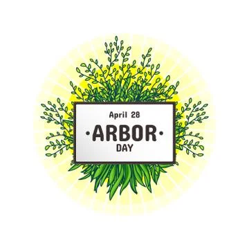 Arbor Day vector image Stock Illustration