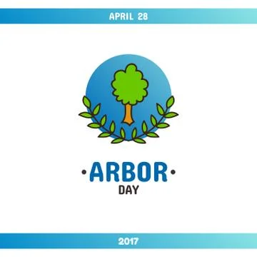 Arbor Day vector image Stock Illustration