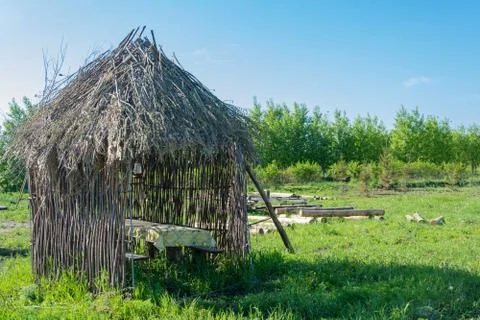 Arbor of twigs. Stock Photos