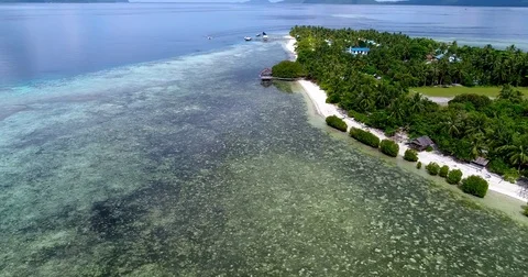 Arborek island. Stock Footage 82928180