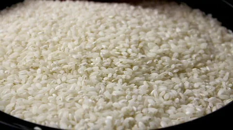 Arborio rice being handled Vídeo Stock 847757