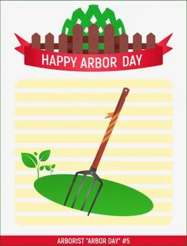 Arborist Arbor day # Illustrazione stock