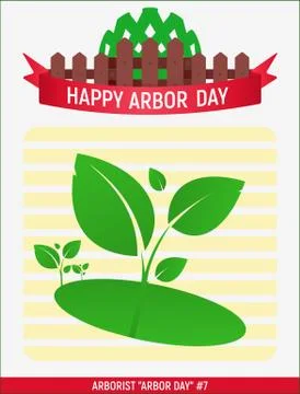 Arborist Arbor day # Stock Illustration