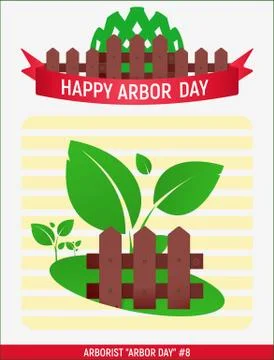 Arborist Arbor day # Illustrazione stock